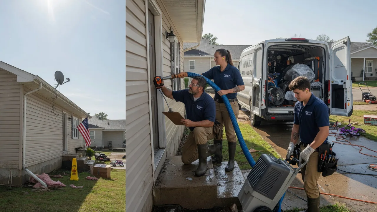 Ceiling Water Damage Restoration in Franklin Grove, IL near me